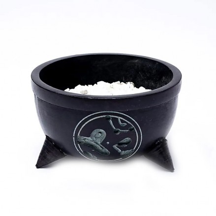 Μπολ Θυμιάματος Ohm από Μαύρη Πέτρα Soapstone
