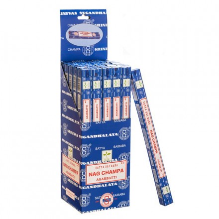Satya Αρωματικά Στικ Nag Champa (Sai Baba) 10gr – Θυμίαμα Masala
