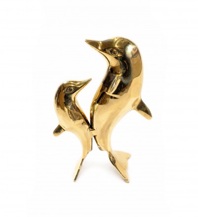 Διακοσμητικά Δελφίνια Feng Shui – Προστασία & Οικογενειακή Αρμονία 16x12cm